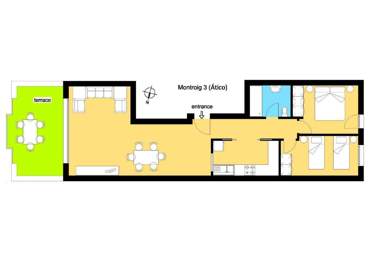 Apartamento Montroig 3 Atico سيدجيس المظهر الخارجي الصورة